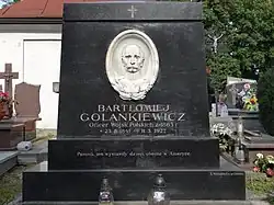 Nagrobek Bartłomieja Golankiewicza, uczestnika powstania styczniowego