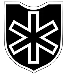 Runa Hagal jako symbol 6 DG SS "Nord".