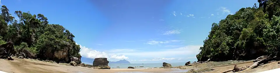 Plaża w Bako National Park