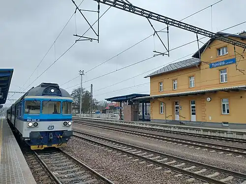 Dworzec od strony peronów