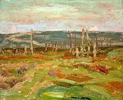 Vimy Ridge od strony Souchez, 1917, Kanadyjskie Muzeum Wojny