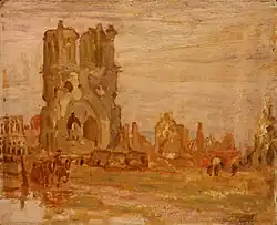Katedra w Ypres, Belgia, 1917, McMichael Canadian Art Collection