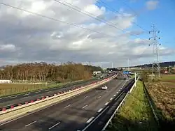 Autostrada A13 w pobliżu Épône