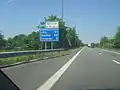 A16 przed węzłem Pommerœul, w kierunku Tournai