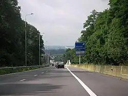 A2 na południe od Limburgii