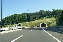 tunel niedaleko miasta Varaždinske Toplice