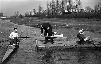 Pomost przy przystani w 1947