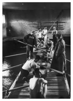 Basen wioślarski na przystani AZS Warszawa 1939