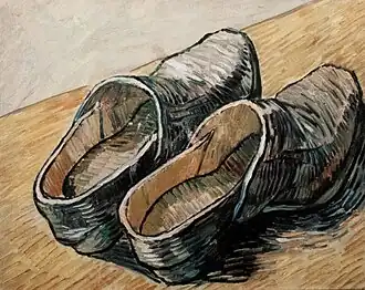 Para skórzanych chodaków nr kat.: F 60732,5 x 40,5 cmMuzeum Vincenta van Gogha