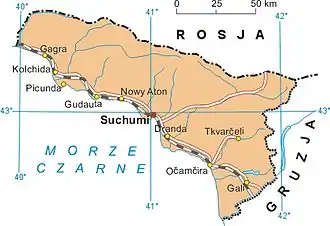 Mapa opisywanego kraju