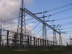 Bramka stacji elektroenergetycznej