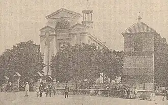 Widok kościoła przed 1929