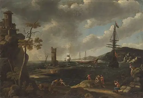 A Coastal Landscape with Fishermen, Prywatna kolekcja