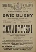 Afisz, Teatr Miejski w Krakowie, 1901