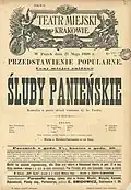 Teatr Miejski, Kraków, 1898