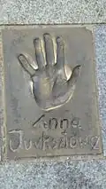 Odcisk dłoni Anny Jurksztowicz