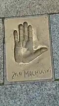 Odcisk dłoni Jana Machulskiego