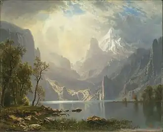 Albert Bierstadt, W Sierras, 1868