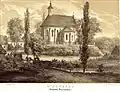 Pałac, litografia N. Ordy (1880)