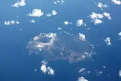 Alegranza – zdjęcie lotnicze