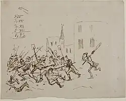 Walka uliczna (1866), Muzeum Narodowe w Krakowie