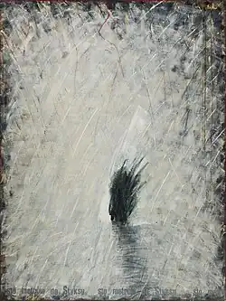 z cyklu "Sto metrów do Styksu", 1986-1987 r., olej/płótno, 160 x 120&nbsp;cm