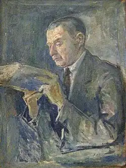 Aleksander Kiereński na obrazie z 1923