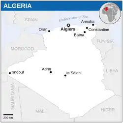 Mapa opisywanego kraju