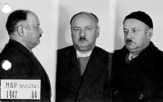 Alojzy Kaczmarczyk po aresztowaniu przez MBP 1946