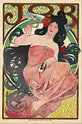 Alfons Mucha, Praca, 1894 (plakat)