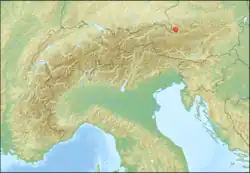 Mapa pasma górskiego