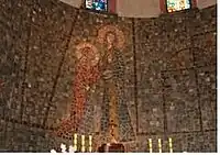 Ołtarz ze sceną Nawiedzenia NMP