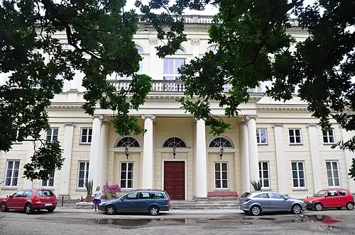 Portyk i fasada północna