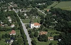 Kościół Alva z lotu ptaka (1996)