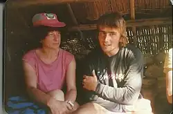 Amalia Kaploniak i Iñaki Ochoa de Olza w Nepalu, 1990 r.