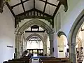Wnętrze kościoła, widok ku wschodowi