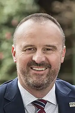 Obecny Szef ministrów Australijskiego Terytorium Stołecznego