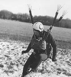 Lądowanie w kole na gliwickim lotnisku (1982)