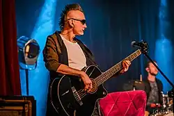 Andrzej Potęga (Pierwiastek) na koncercie Jary ODDZIAŁ ZAMKNIĘTY w Żninie - 9.03.2024