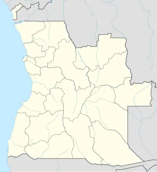 Mapa konturowa Angoli