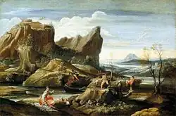 Pejzaż z kąpiącymi się, ok. 1616, Museum of Fine Arts w Bostonie