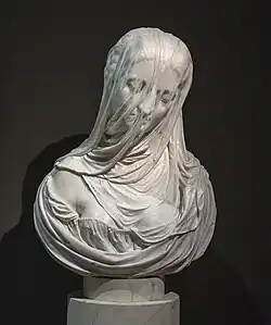 Zawoalowana Pani Antonio Corradini 1772