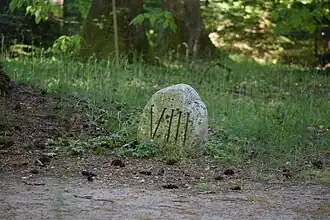 Oznaczenie kwater w ogrodzie