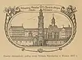 Klasztor według ryciny z 1617