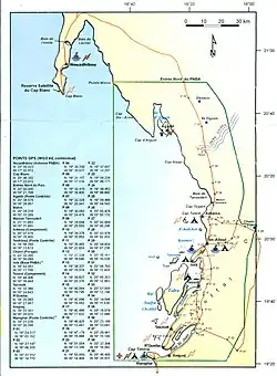 Plan Park Narodowy Banc d’Arguin