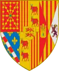 Herb królów Nawarry z dynastii Foix