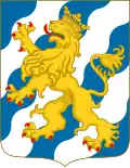herb Folkungów – (zwany starym herbem Szwecji)