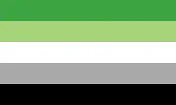 Flaga osób aromantycznych