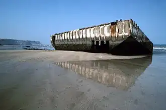 Ponton 449 jednej z ramp wyładunkowych