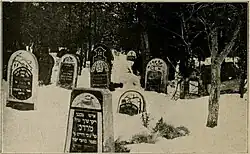 Cmentarz żydowski w Baranowiczach w&nbsp;1923 roku